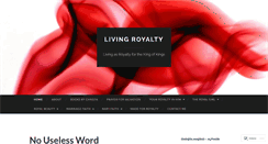 Desktop Screenshot of livingroyalty.com